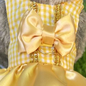 Pet yellow dress